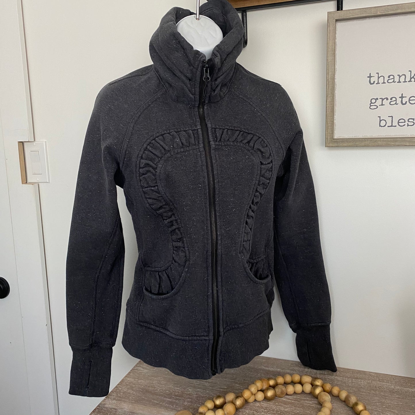 Lululemon Cuddle Up Sweatshirt Jacket Size 4