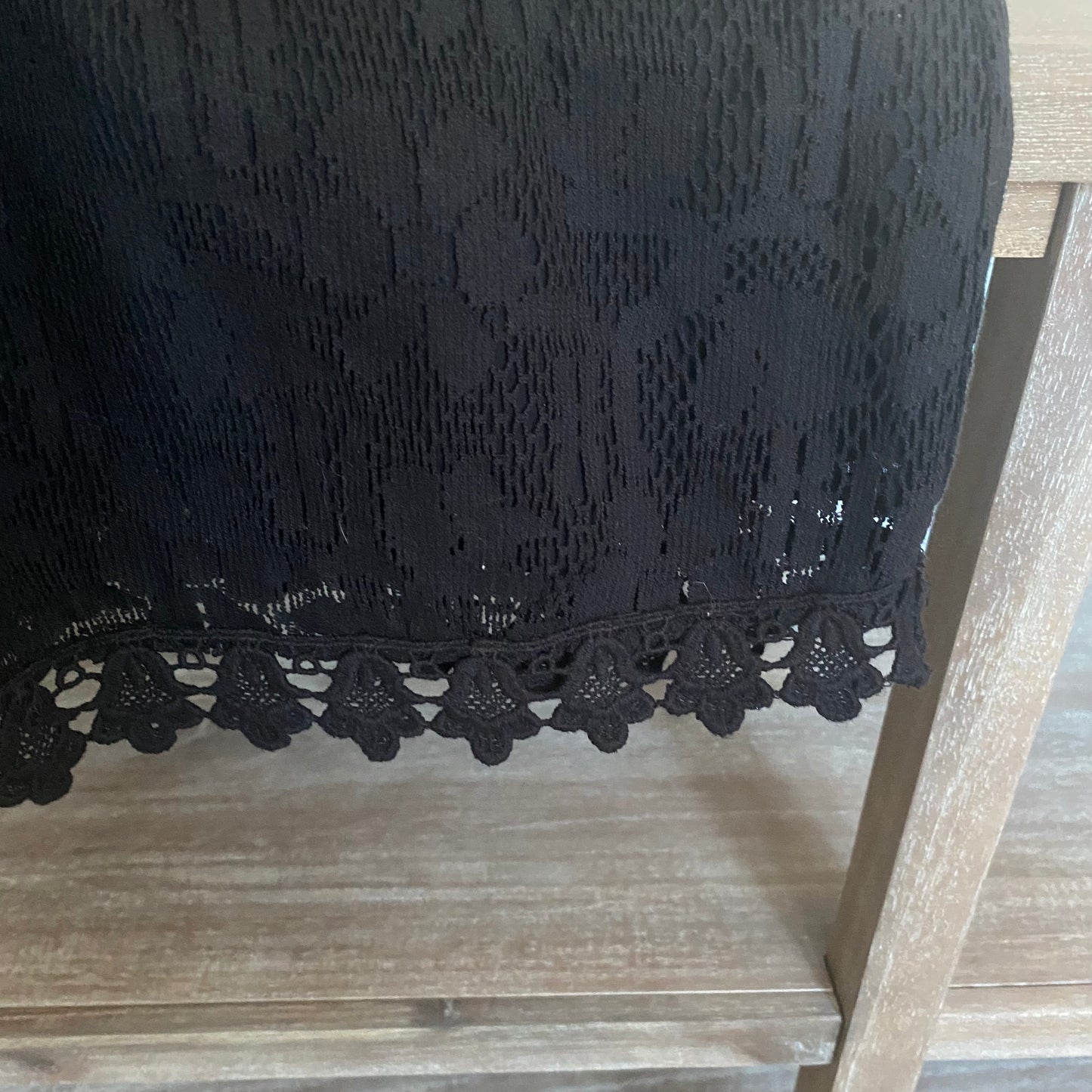 Free People Eyelet Dress Black Size 8