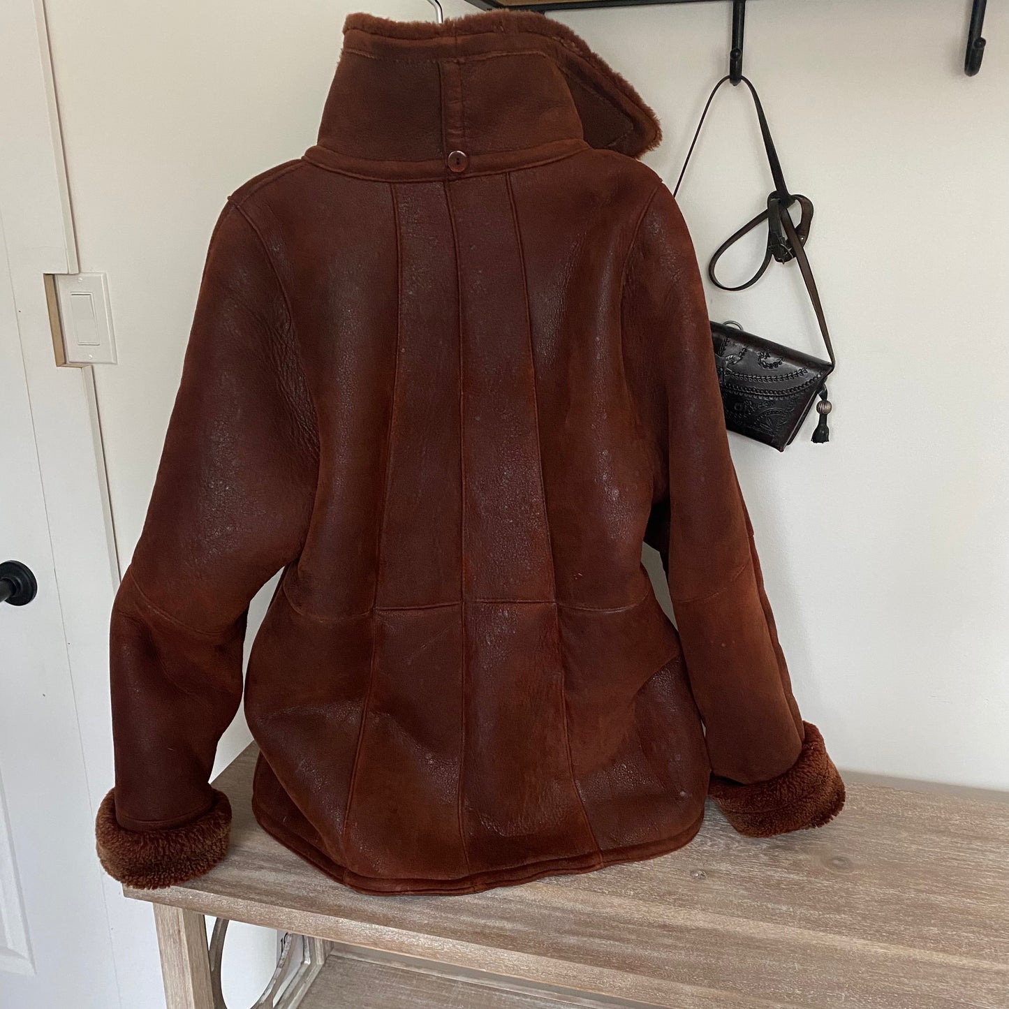 Lambskin Shearling Coat Size L