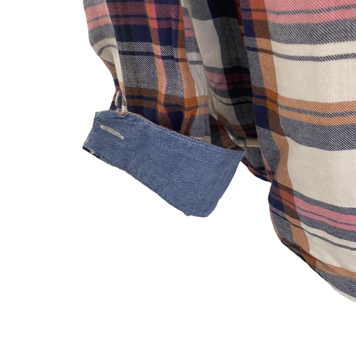 Anthropologie Isabella Sinclair Plaid Flannel Shirt Size Large