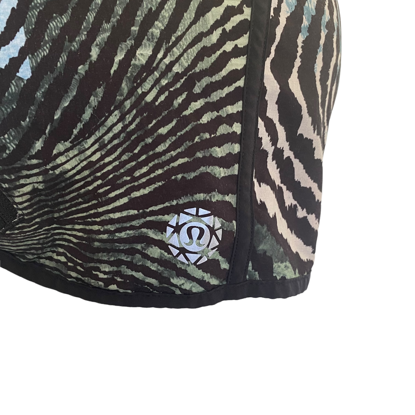 RARE Lululemon Tracker Shorts III 2016 Seawheeze Size 8
