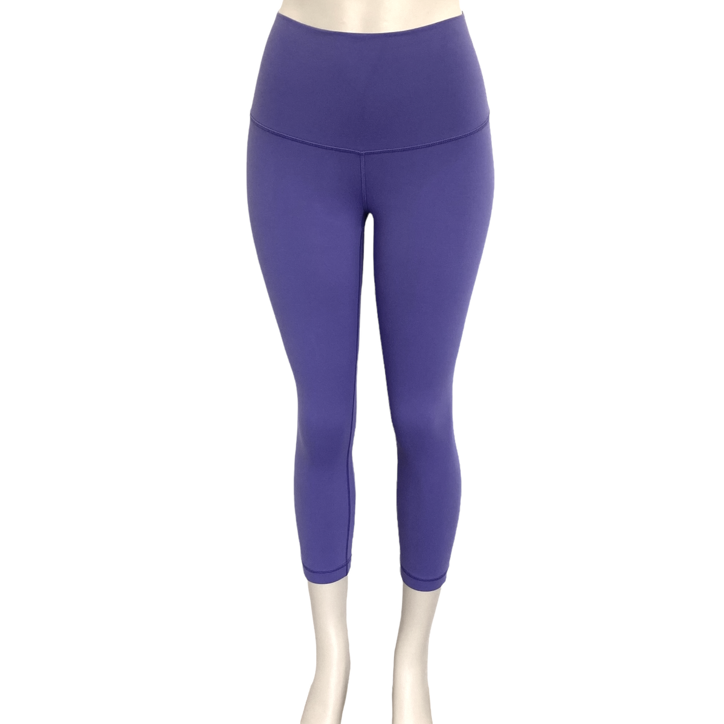 RARE Lululemon Wunder Under Super High Rise Crops II Full-On Luon (Roll Down) Size 4