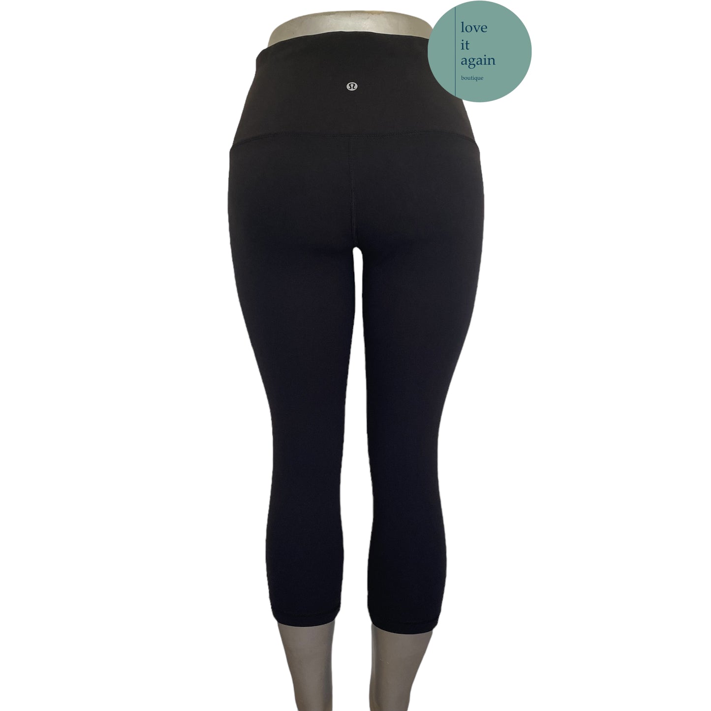 Rare Lululemon Wunder Under Super High Rise Crop II Full On Luon Roll Down Size 10