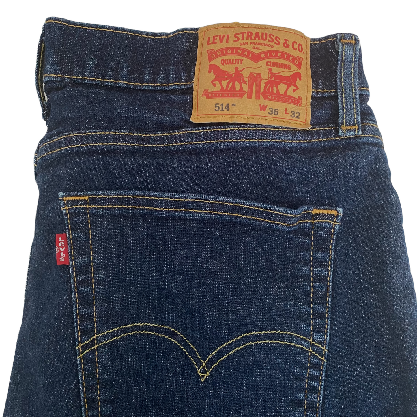 Levi’s 514 Straight Fit Denim Jeans Men’s Size 36