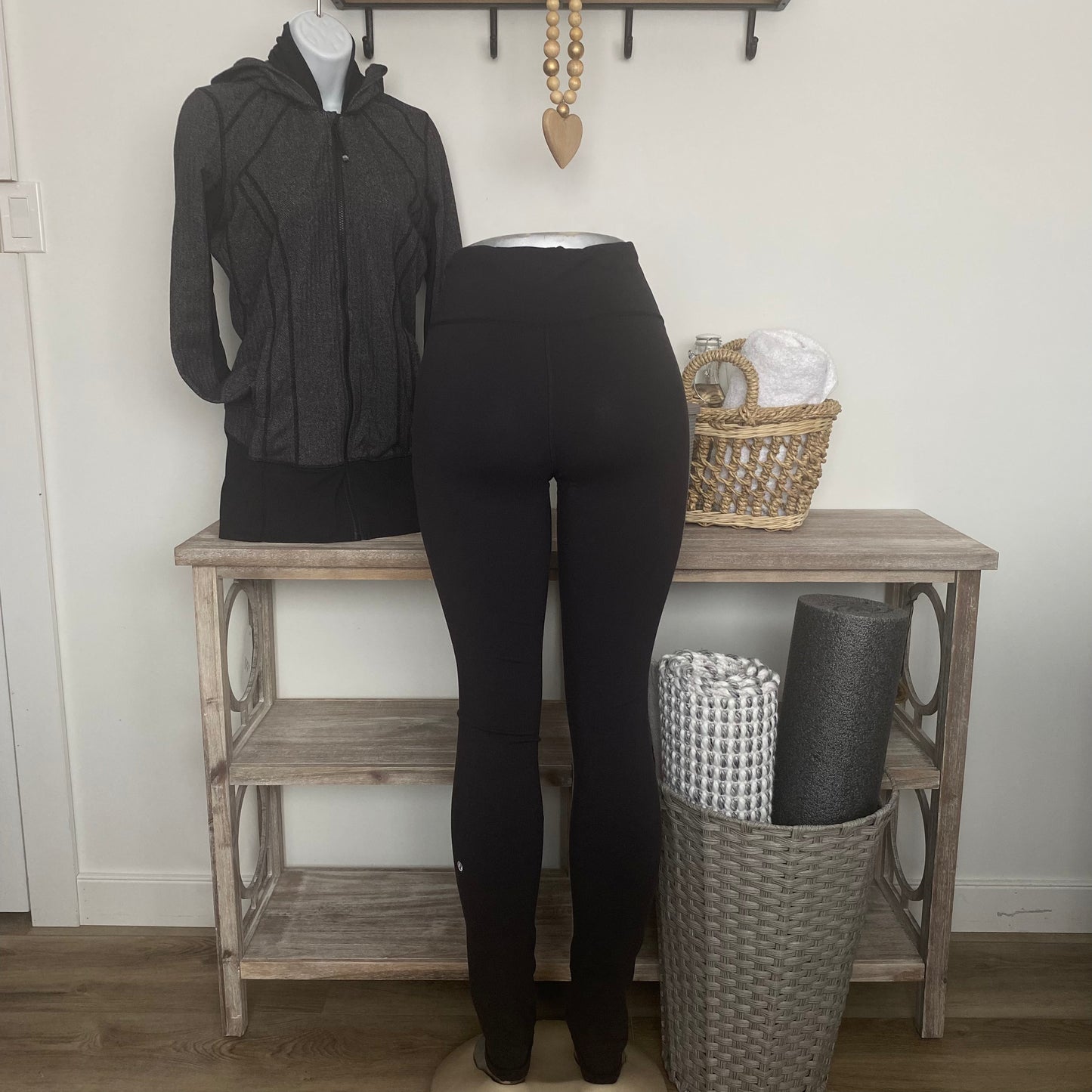 Rare Lululemon Skinny Will Pant Full On Luon Black Size 8