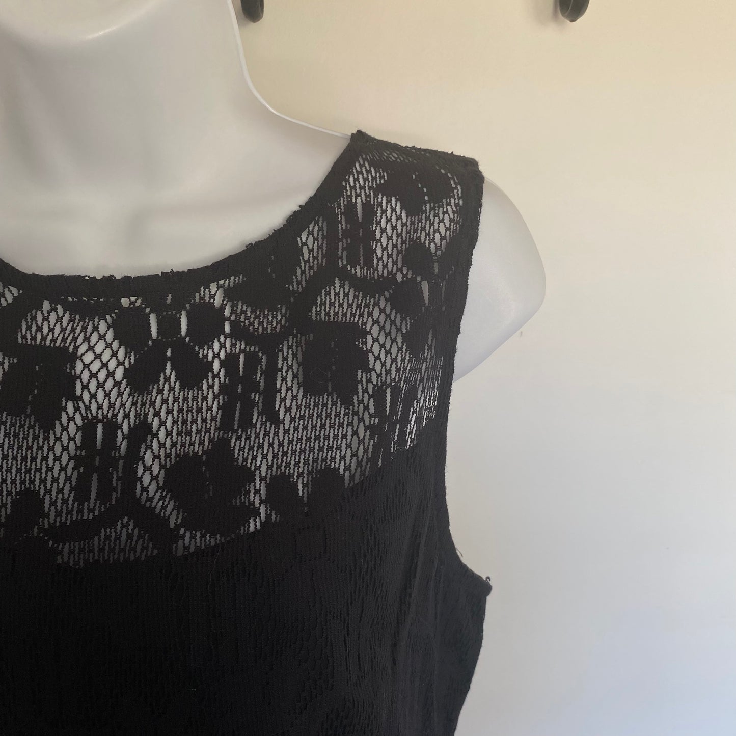 Free People Eyelet Dress Black Size 8