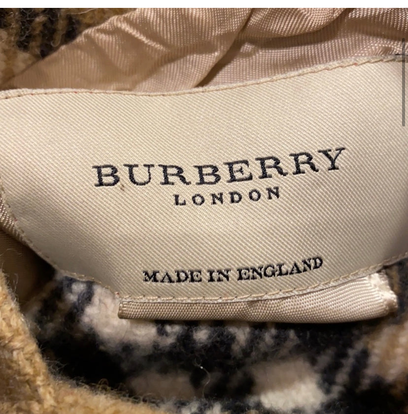 Burberry’s Vintage Reversible Wool Coat