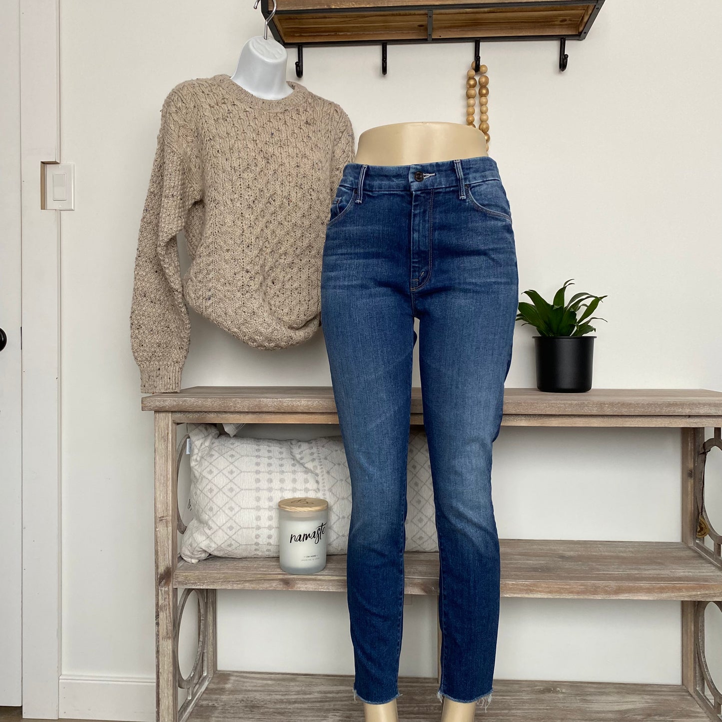 Gorgeous Cable Knit Wool Oversized Fisherman Sweater
