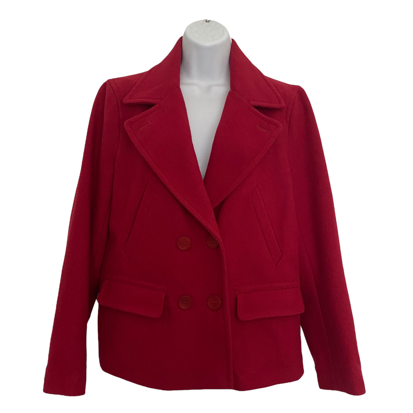 Lacoste Wool Pea Coat Size Small to Medium