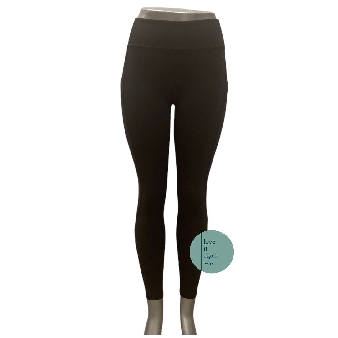 Rare Lululemon In Movement Tight 25” Everlux High Rise Leggings Black Size 10