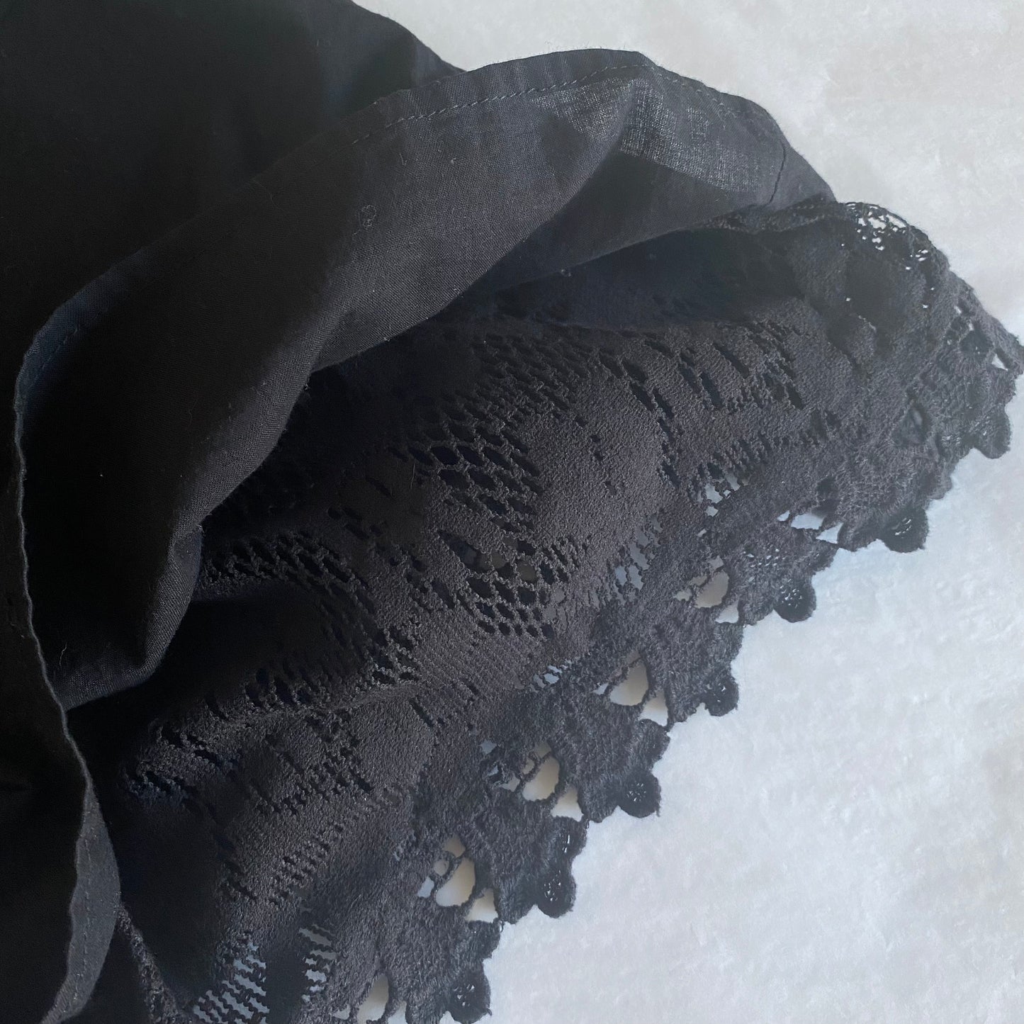 Free People Eyelet Dress Black Size 8