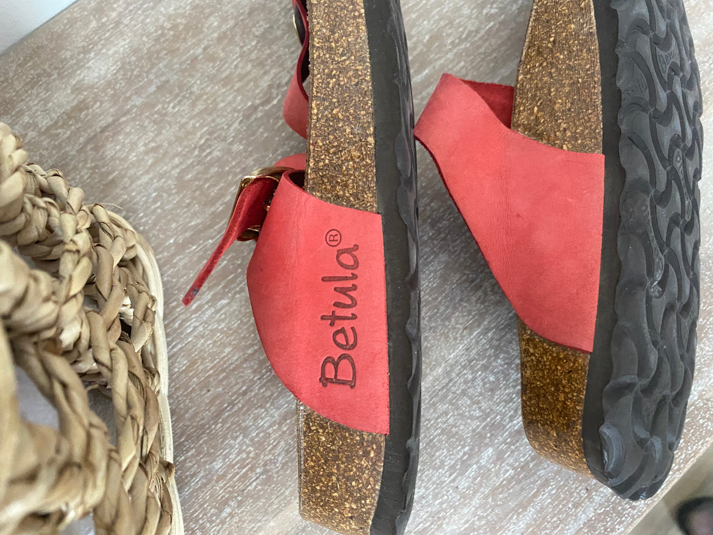 Betula by Birkenstock Leather Sandals Size 9