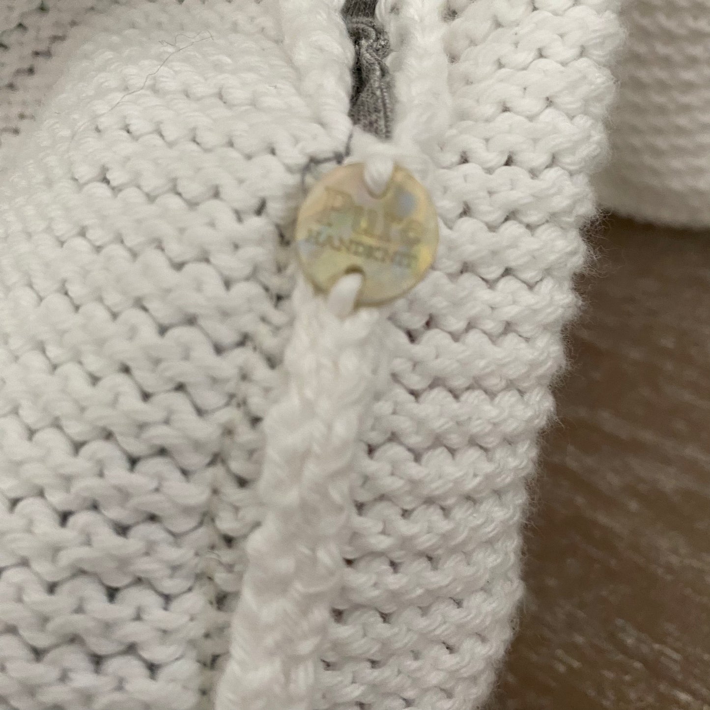 New Hooded Cardigan White Size Medium to Large