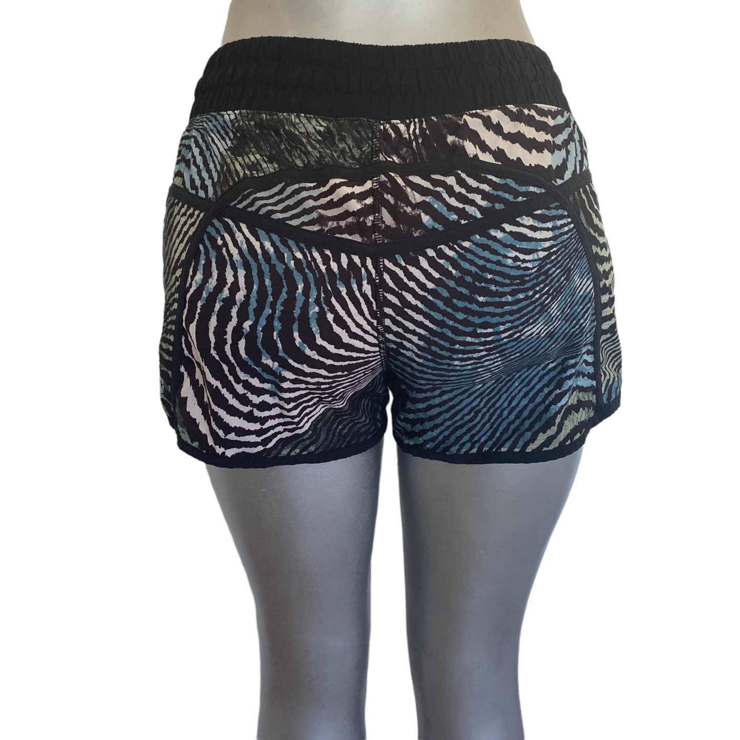 RARE Lululemon Tracker Shorts III 2016 Seawheeze Size 8