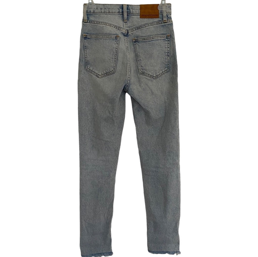 Aritzia Denim Forum Yoko High Rise Slim Straight Size 24