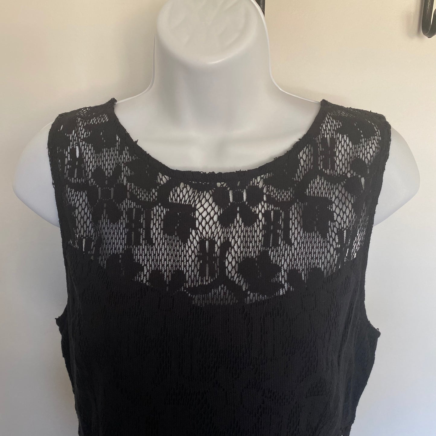 Free People Eyelet Dress Black Size 8