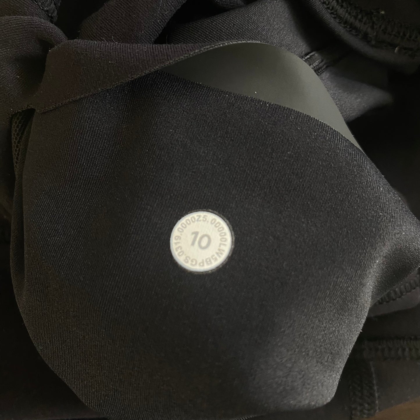 Rare Lululemon In Movement Tight 25” Everlux High Rise Leggings Black Size 10
