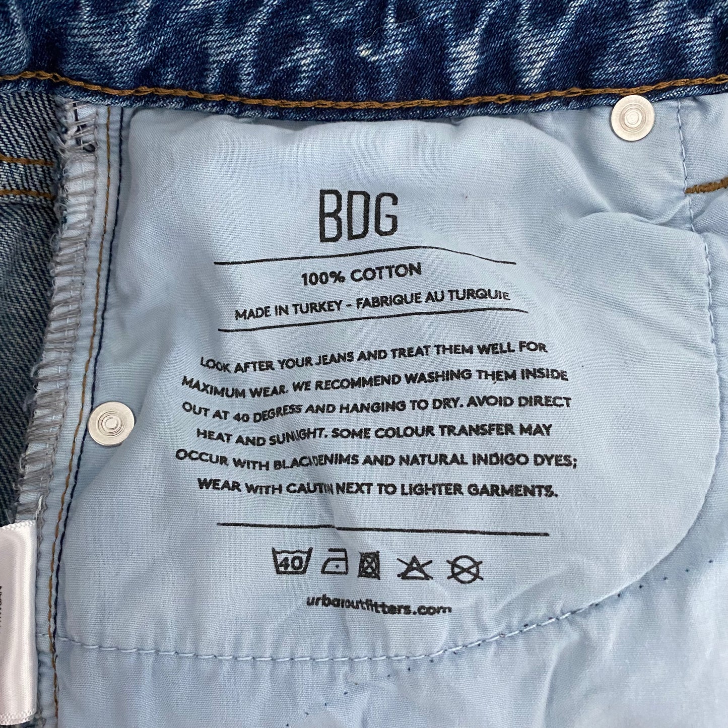 BDG Urban Outfitters Mom Pin Tuck Side Seam Jeans Size 31