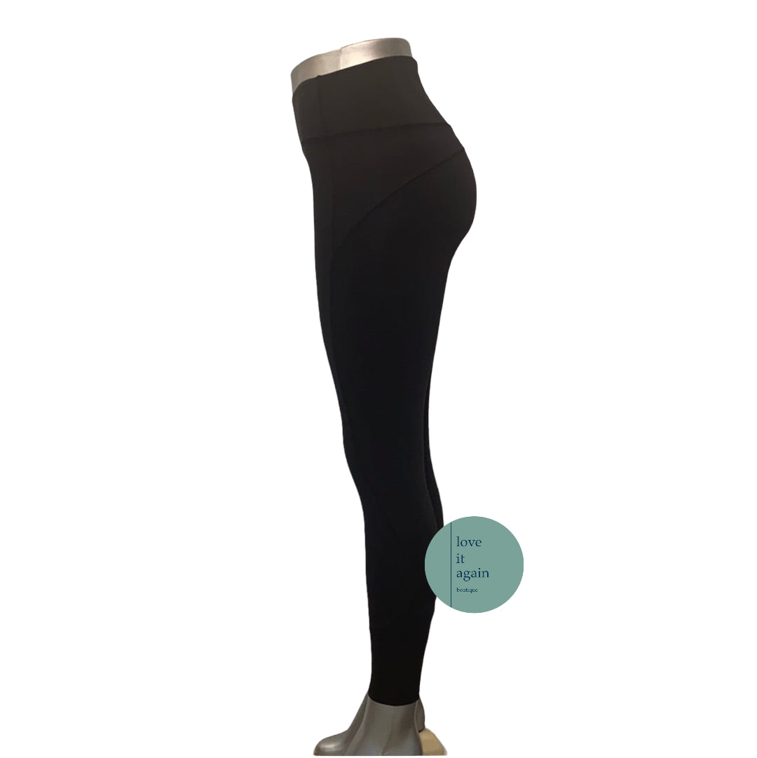 Rare Lululemon In Movement Tight 25” Everlux High Rise Leggings Black Size 10