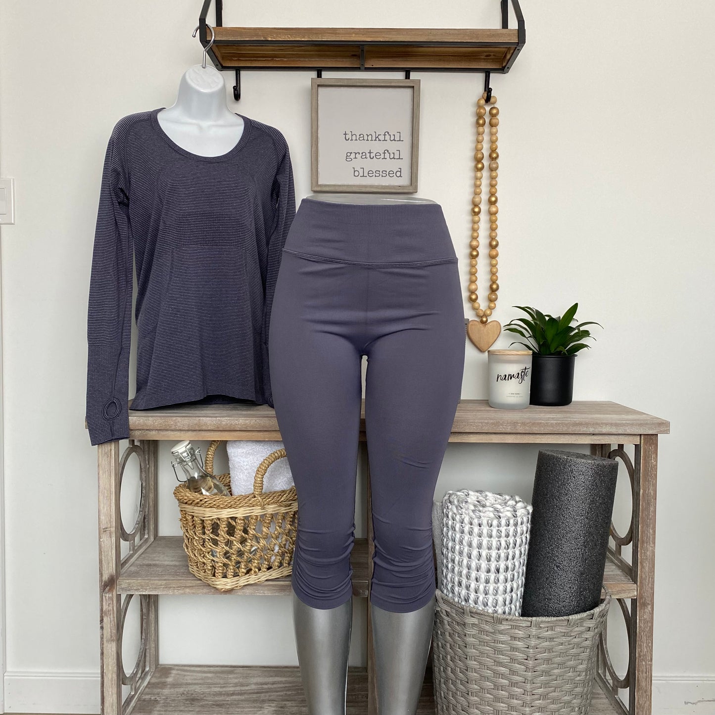 Lululemon Swiftly Tech Long Sleeve Striped Size 10