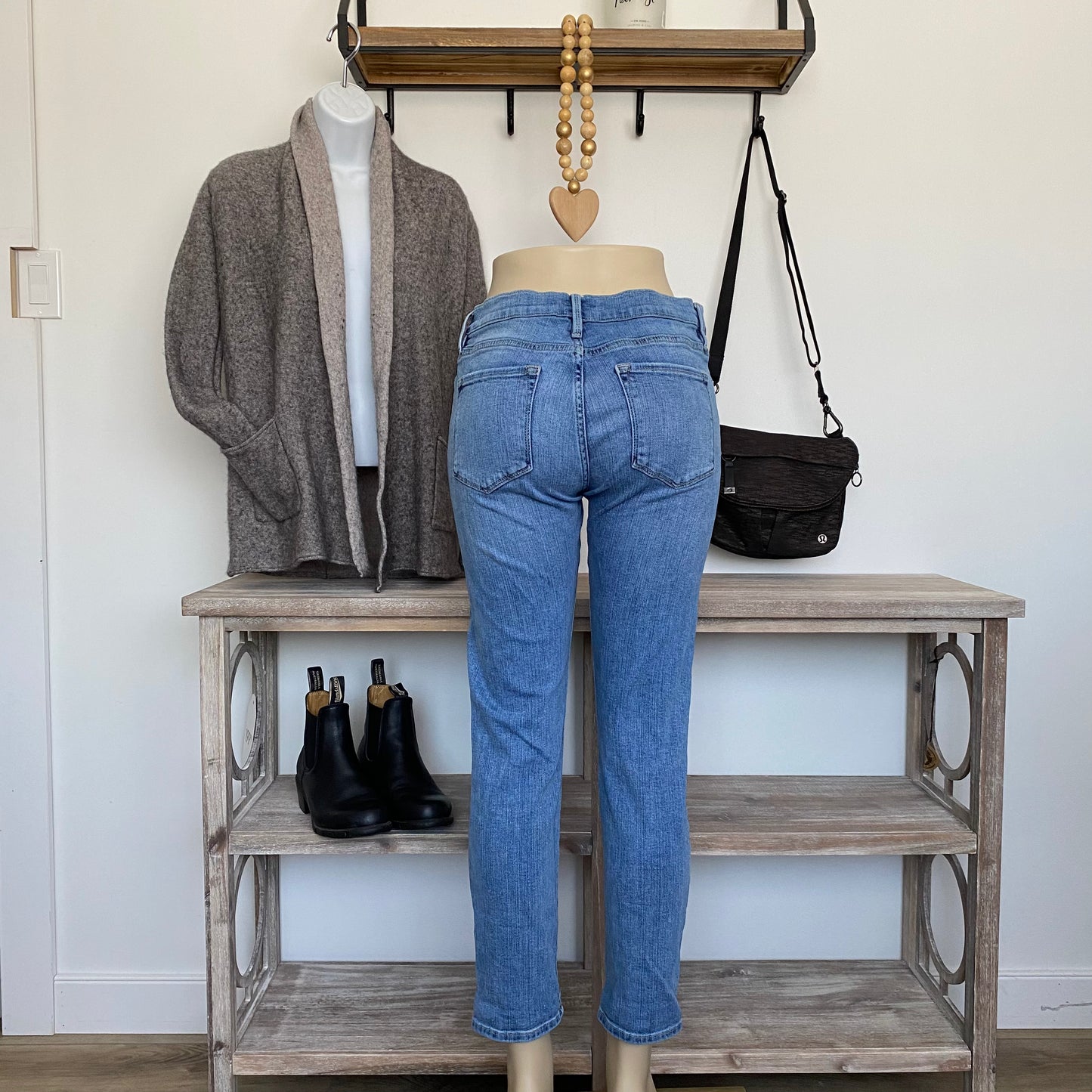 FRAME Le Garcon Straight Blue Denim Jeans Size 28