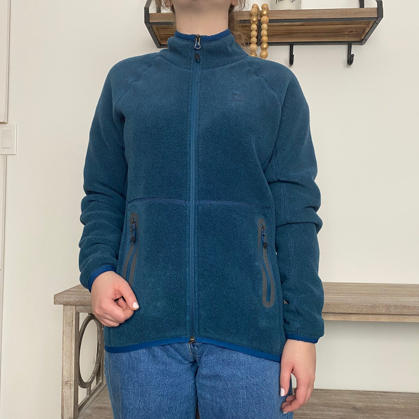 MEC Fleece Full Zip Jacket Size Medium