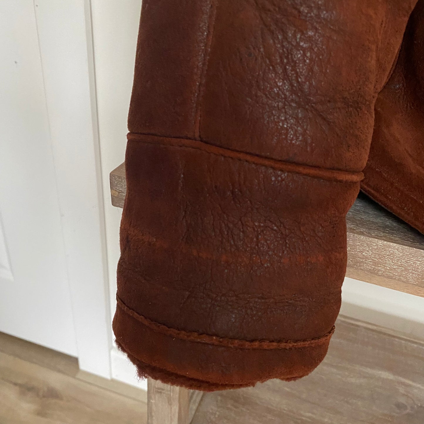 Lambskin Shearling Coat Size L