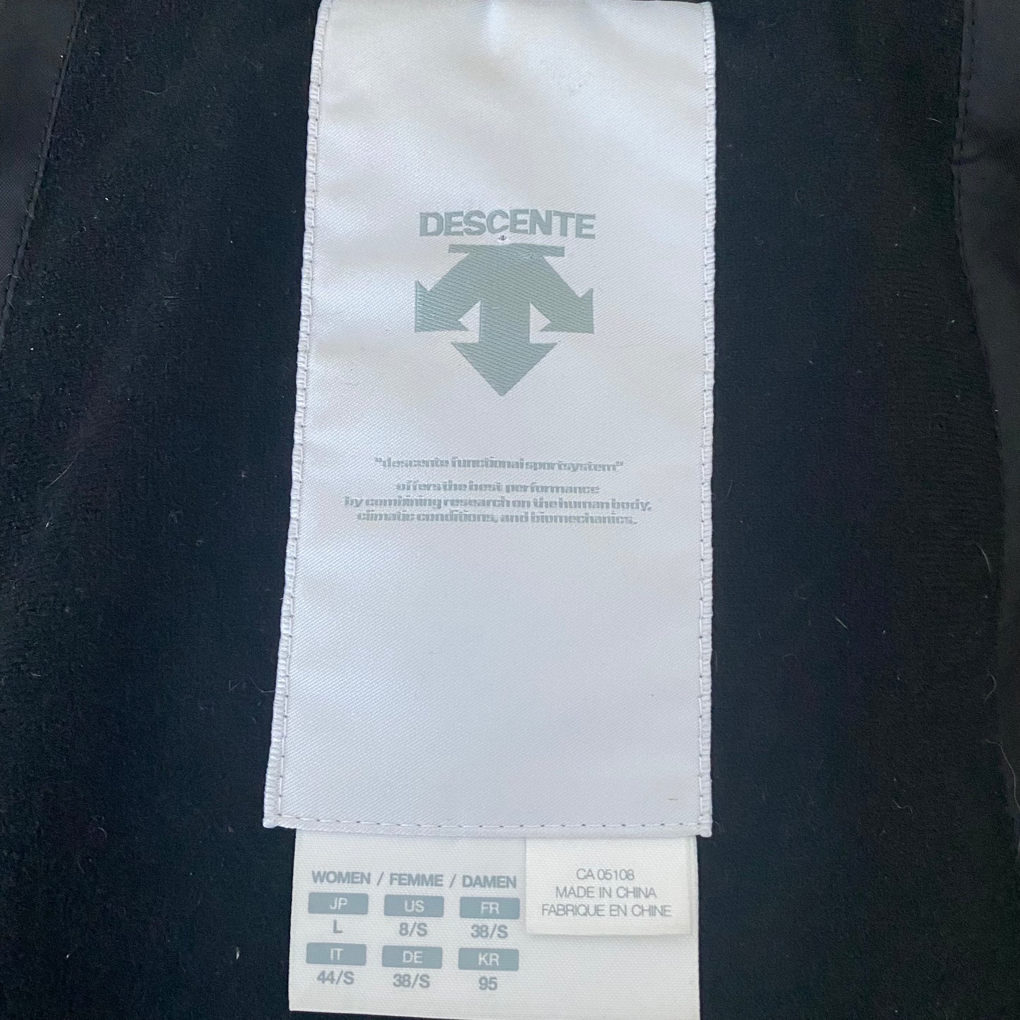 Descente Down Feather Ski Jacket Like New Medium Large