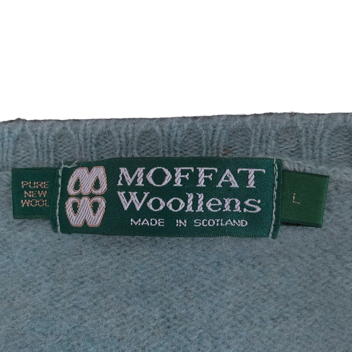 Vintage Moffat Woollens Pure Wool Cardigan Size Large