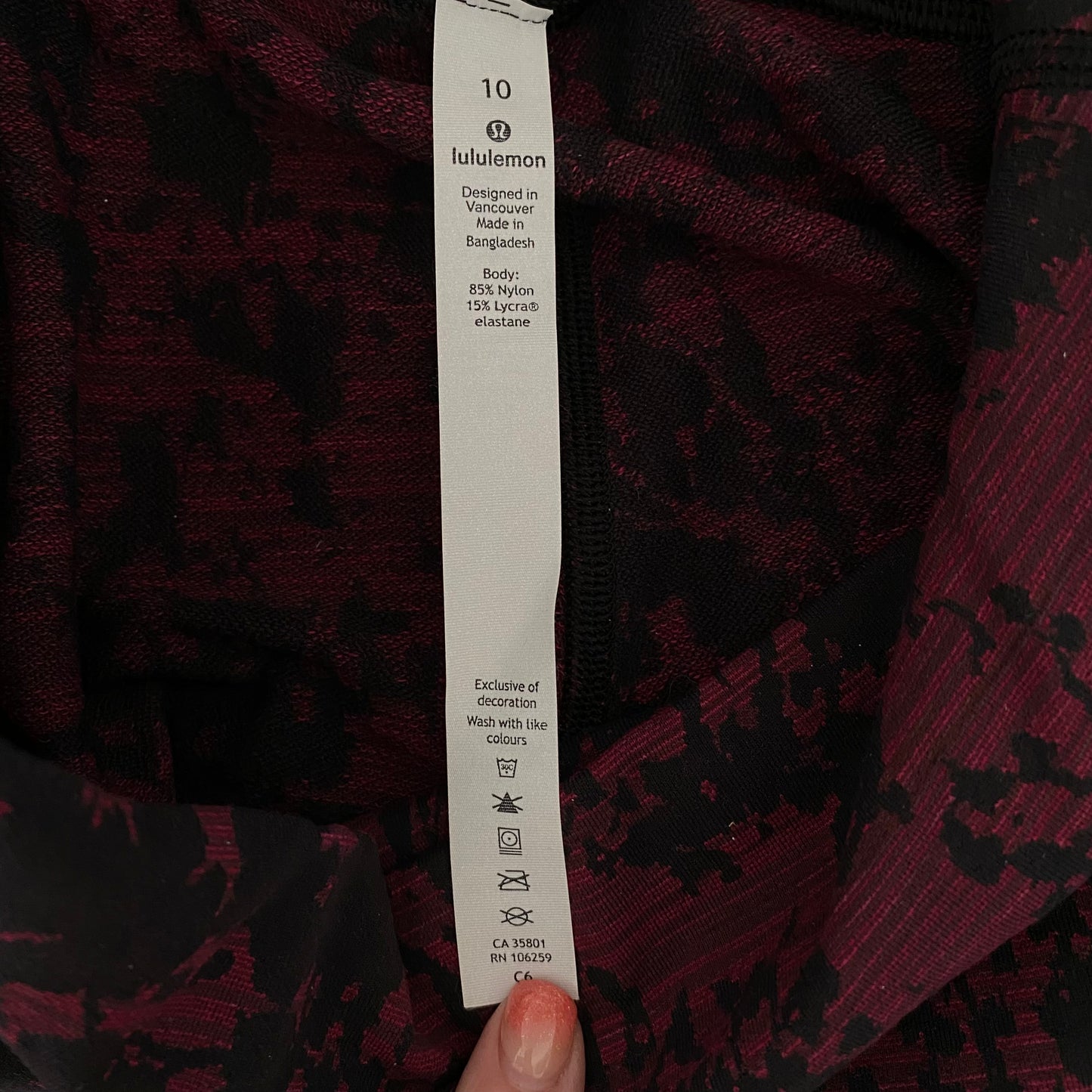RARE Lululemon Wunder Under Super Hi Rise Leggings Size 10