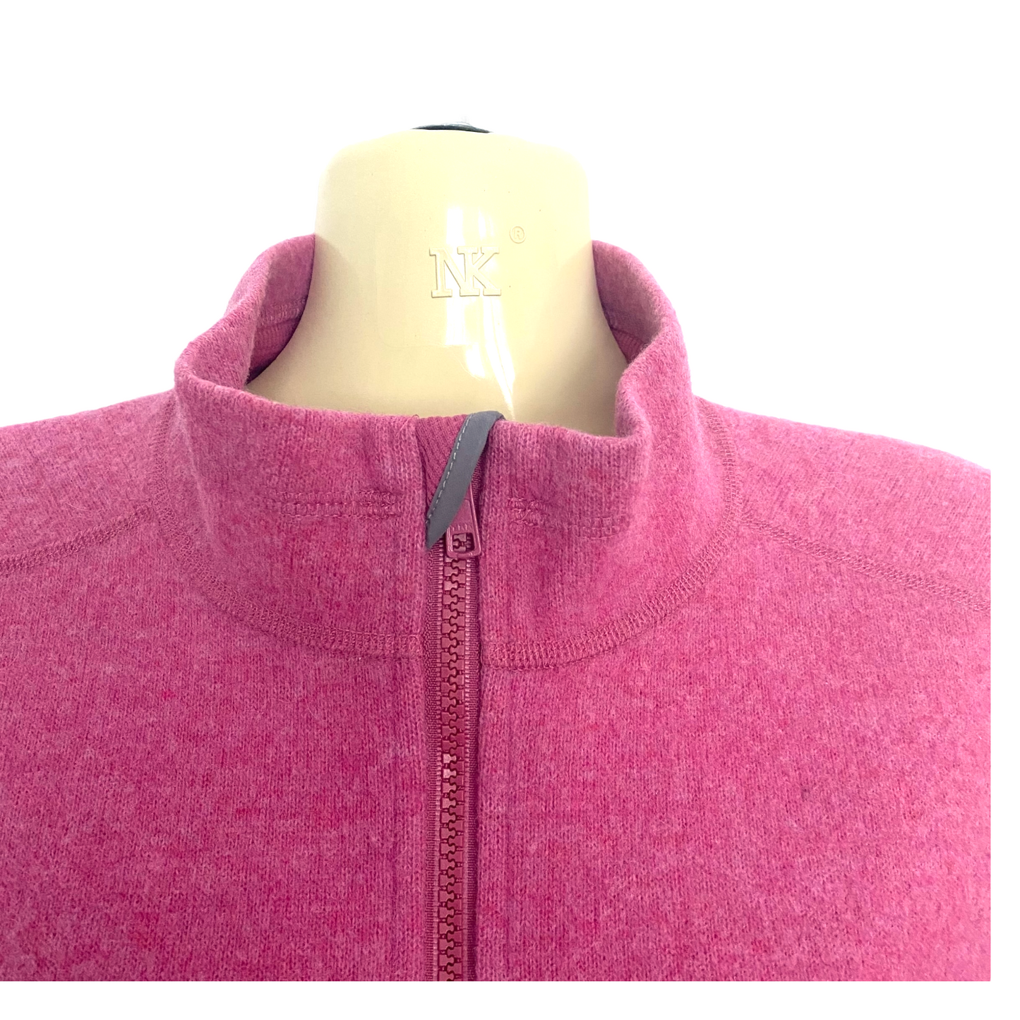 MEC Wool Blend Zippered Cardigan Sweater Jacket Size Large
