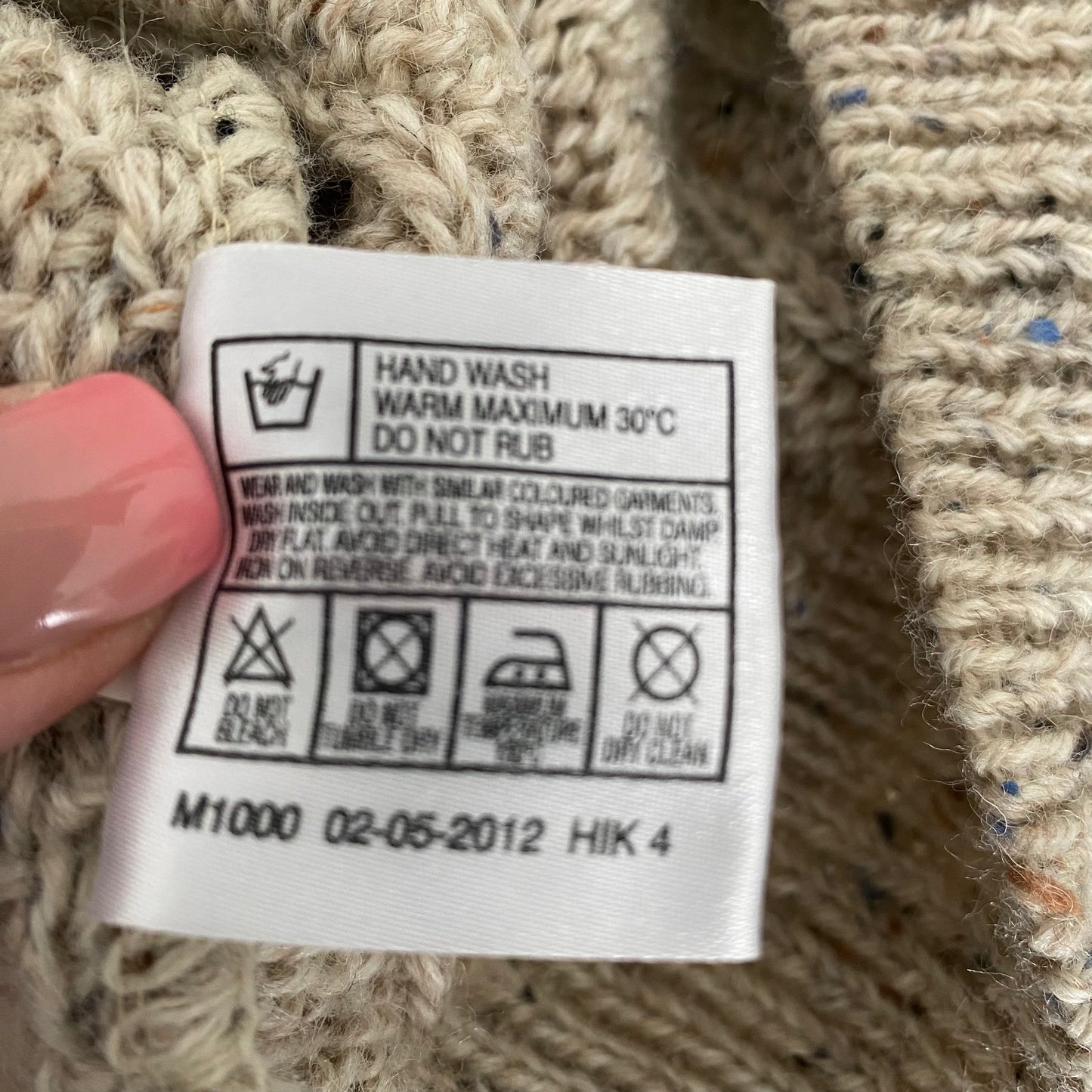 Gorgeous Cable Knit Wool Oversized Fisherman Sweater