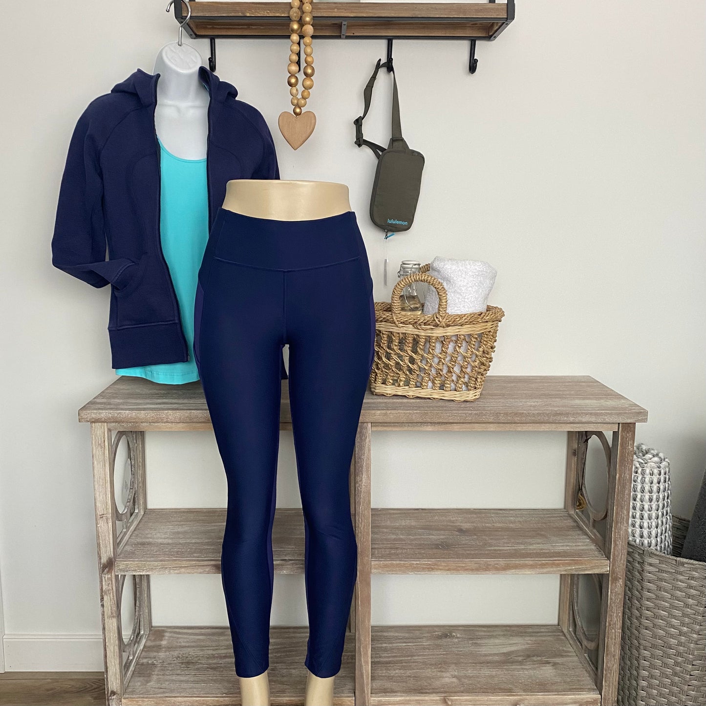 Rare Lululemon Sleet Sprinter Tight Fleece Lined Leggings Pockets Size 4