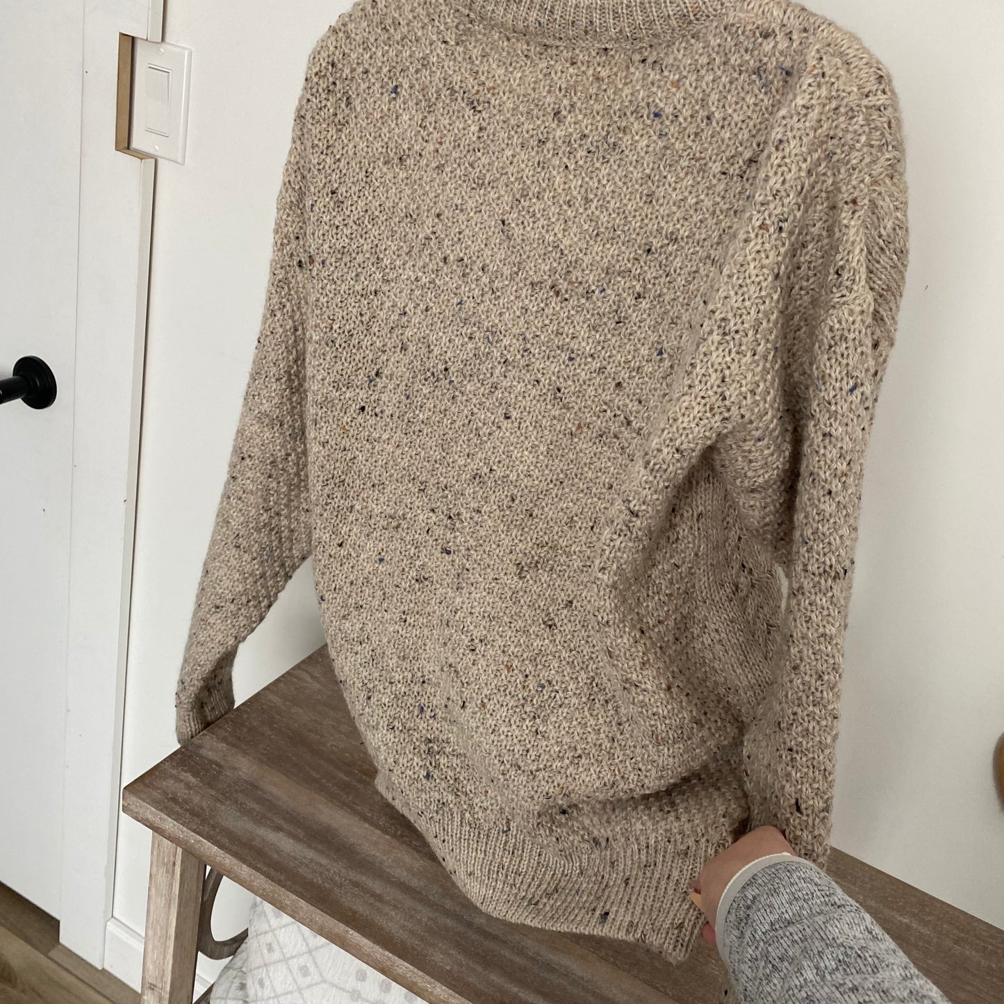 Gorgeous Cable Knit Wool Oversized Fisherman Sweater