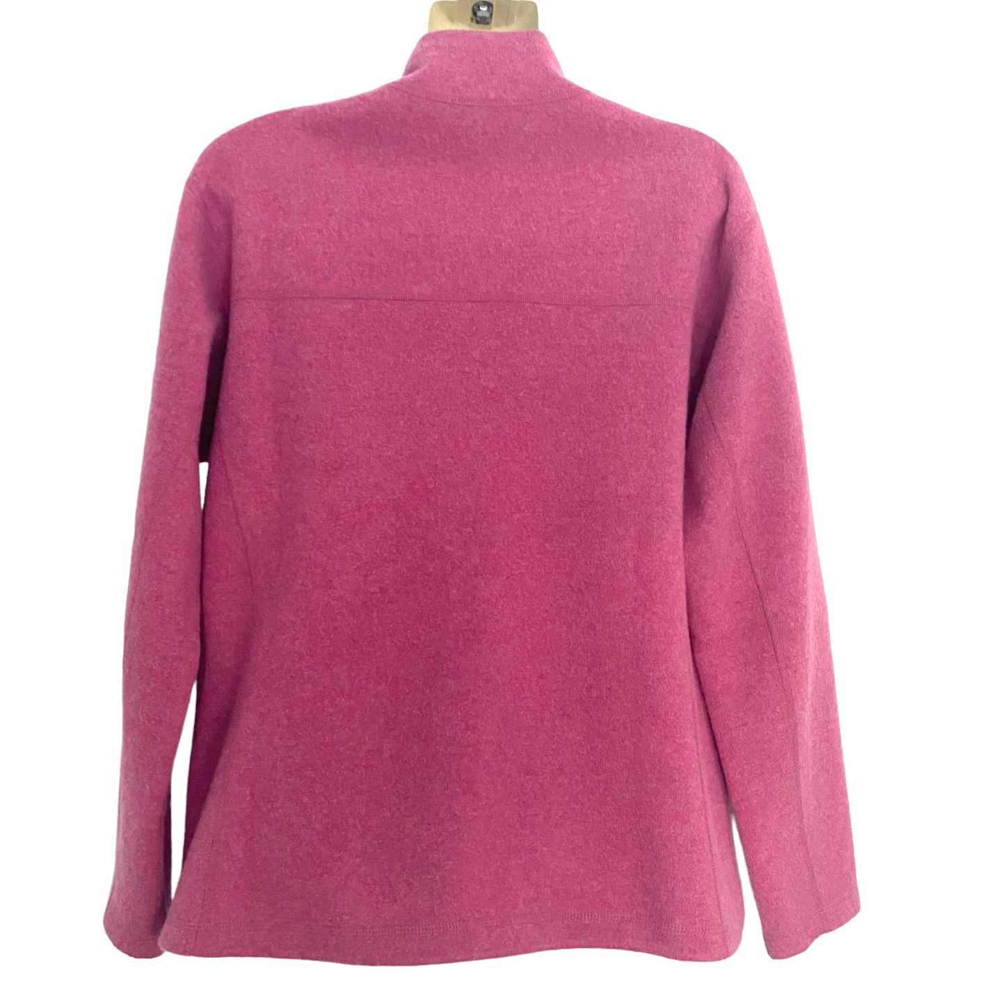 MEC Wool Blend Zippered Cardigan Sweater Jacket Size Large
