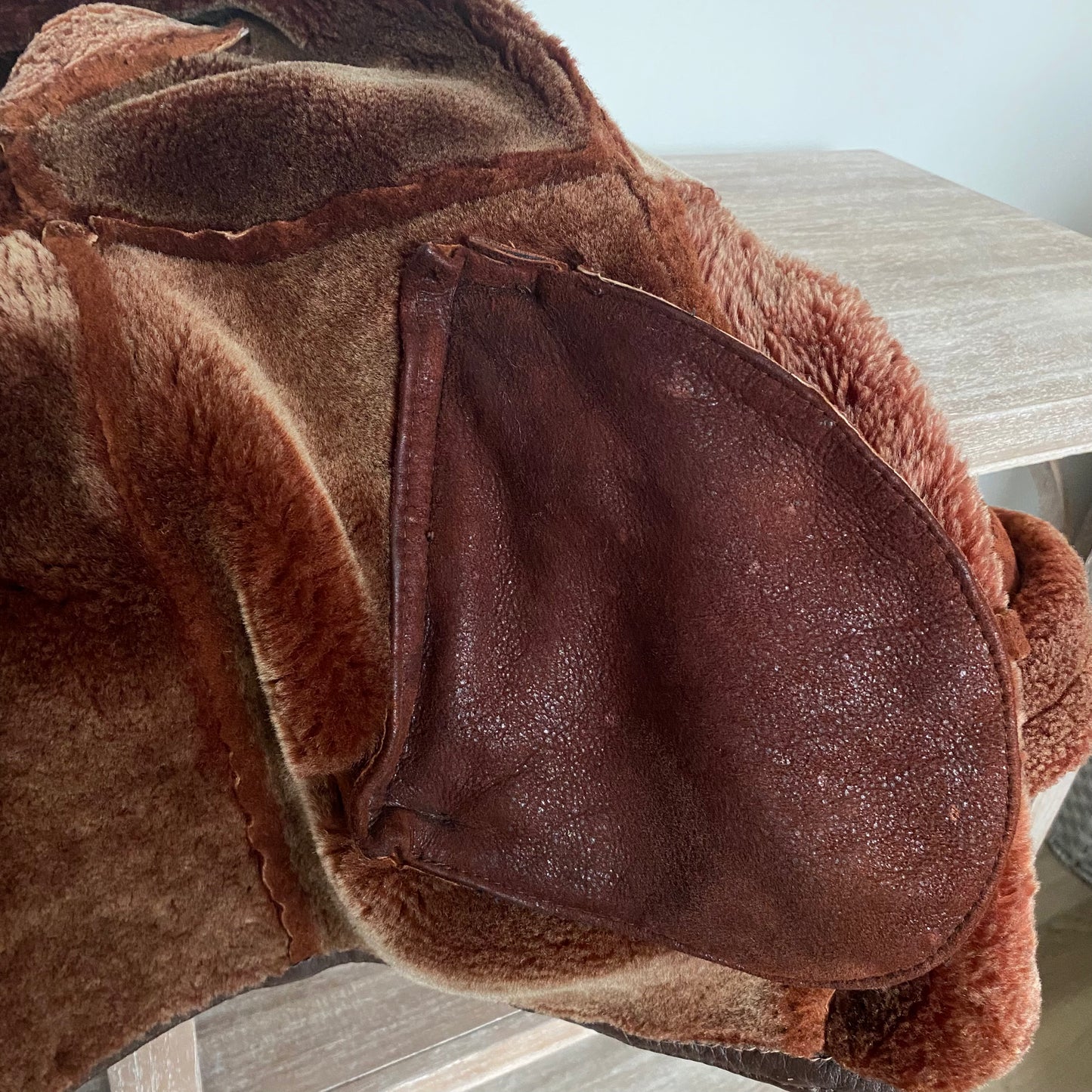 Lambskin Shearling Coat Size L