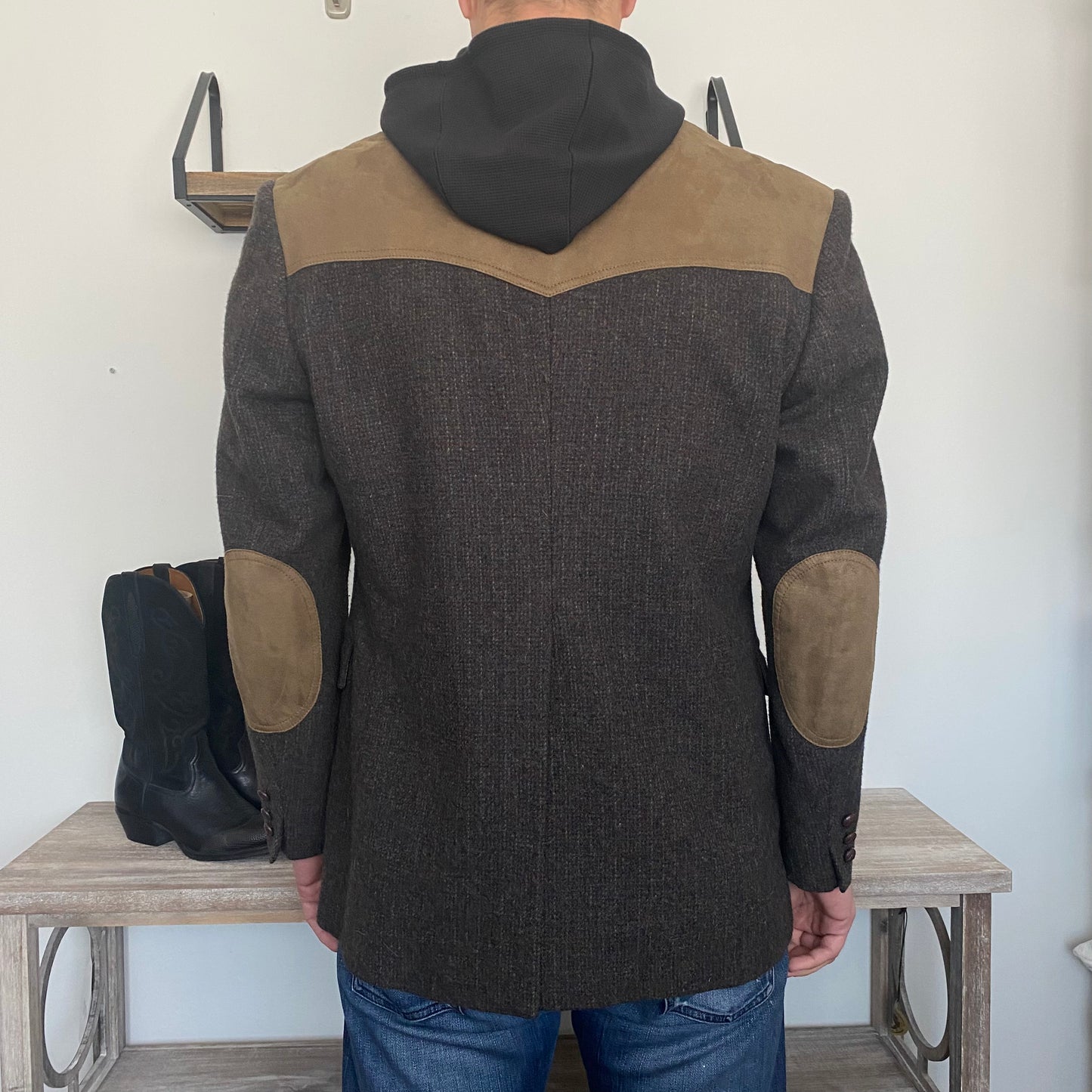 Gorgeous Vintage Men’s Pendleton Western Wool Suede Blazer Large