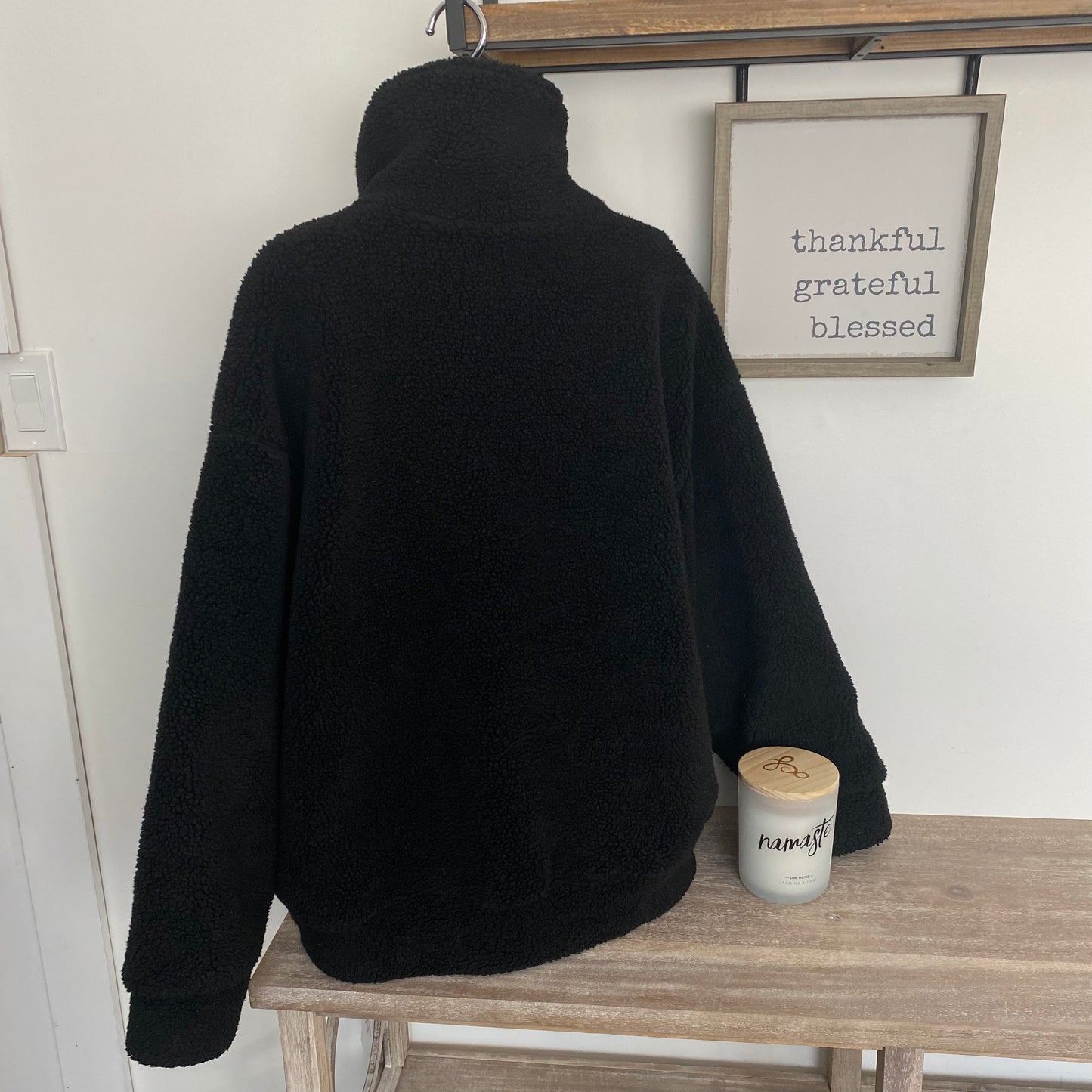 Brunette The Label Oversized Teddy Jacket Size XS/S