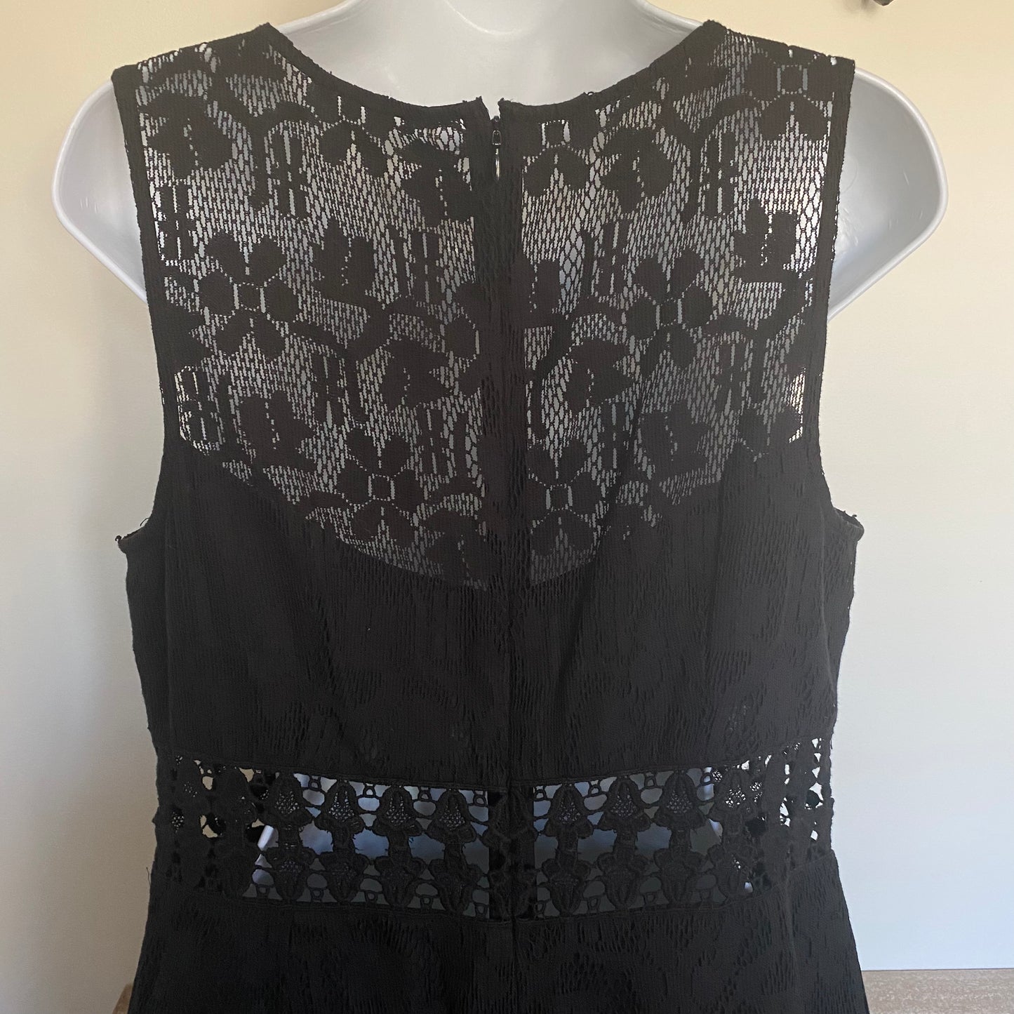 Free People Eyelet Dress Black Size 8
