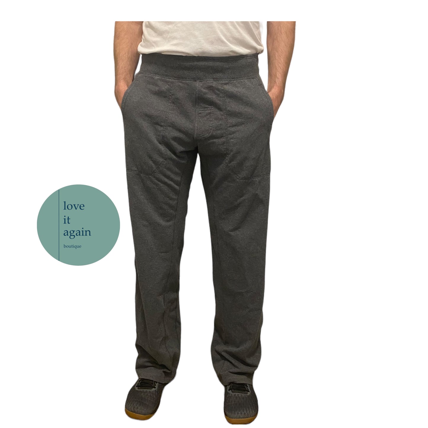 Lululemon Men’s Sweatpants Tall Gray Large