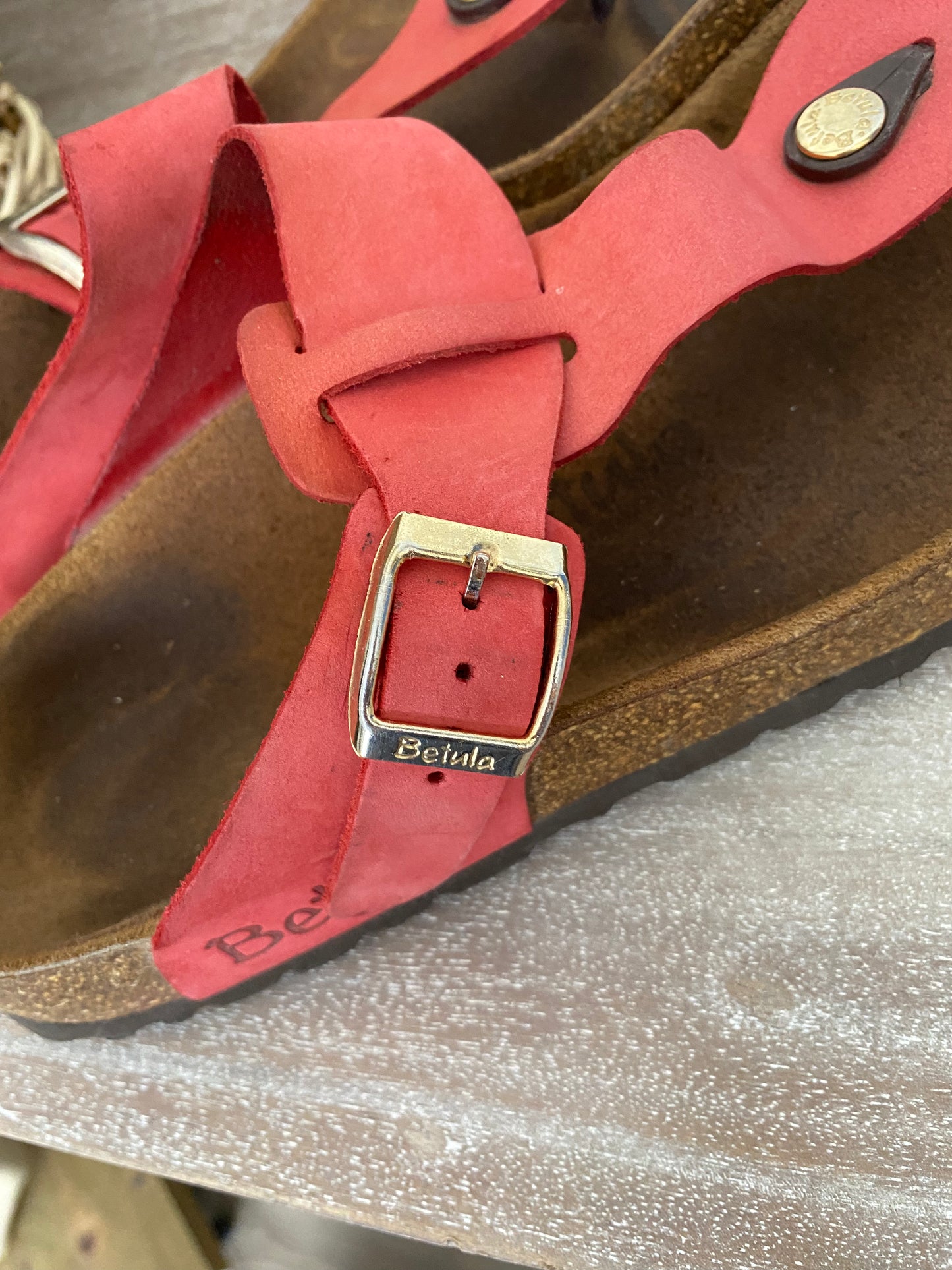 Betula by Birkenstock Leather Sandals Size 9