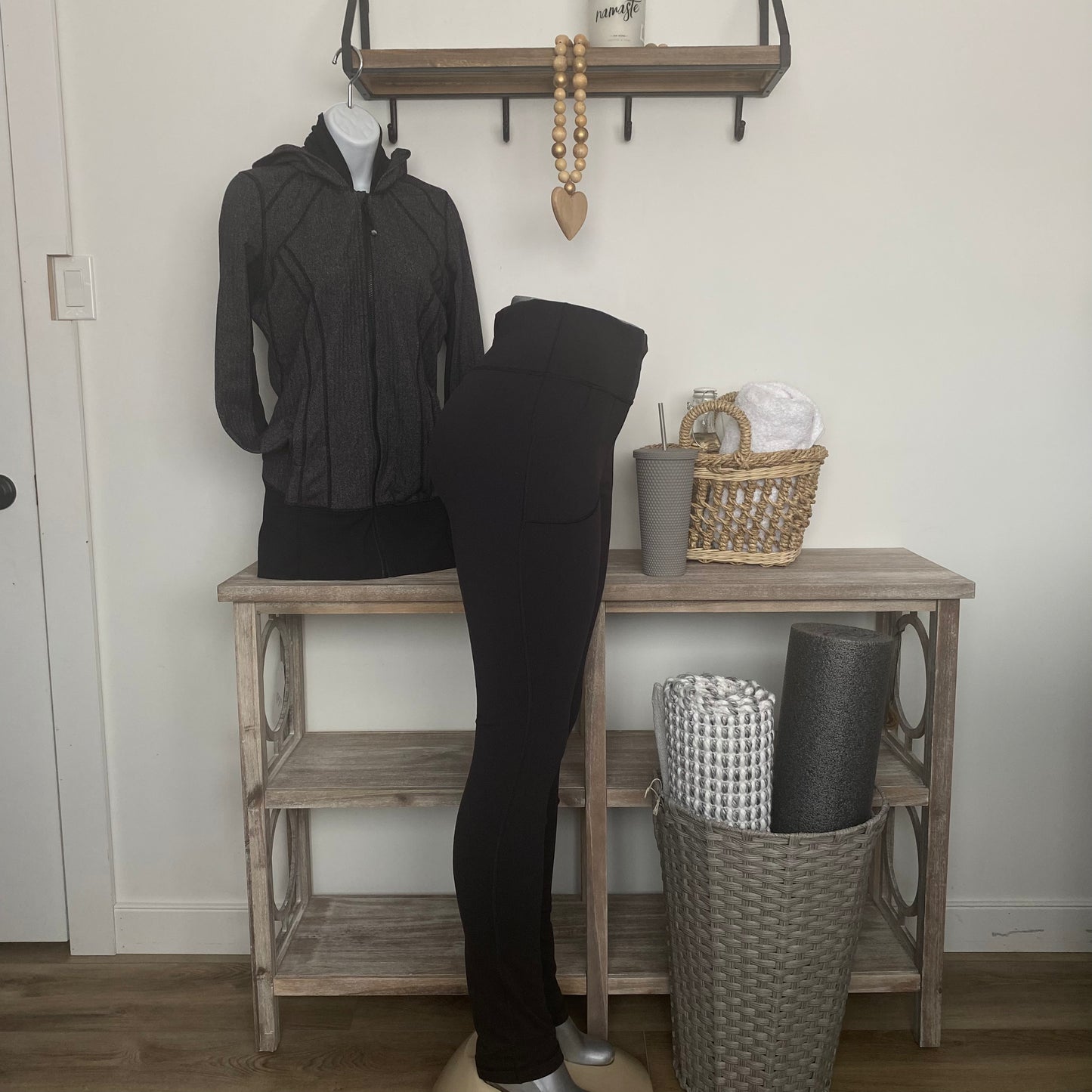 Rare Lululemon Skinny Will Pant Full On Luon Black Size 8