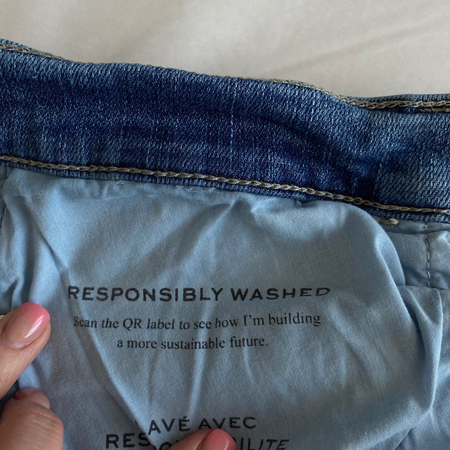 FRAME Le Garcon Straight Blue Denim Jeans Size 28