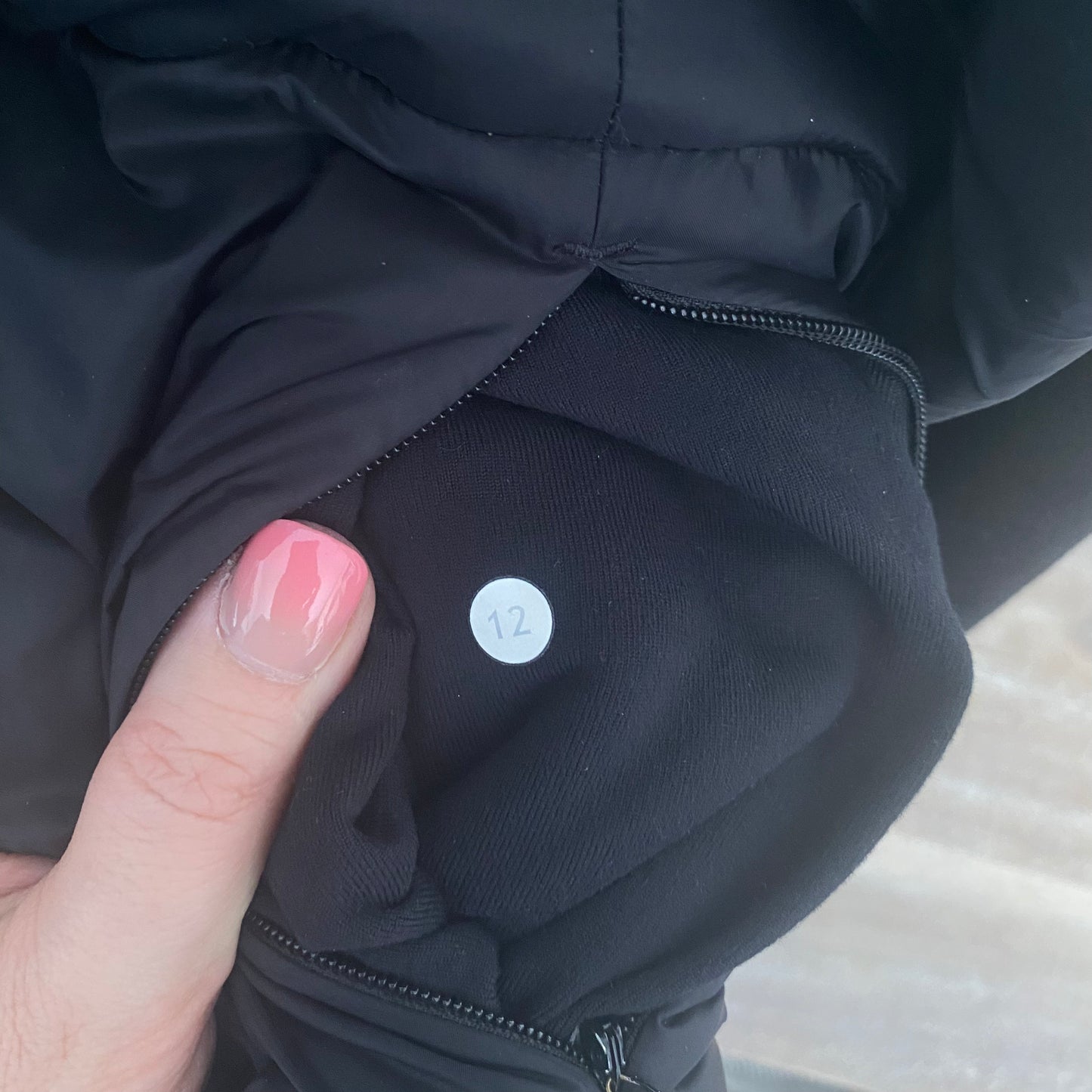 Rare Lululemon St Moritz Puffer Fleece Jacket Size 12
