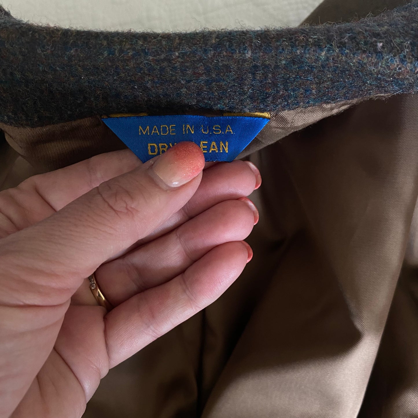 Gorgeous Vintage Men’s Pendleton Western Wool Suede Blazer Large