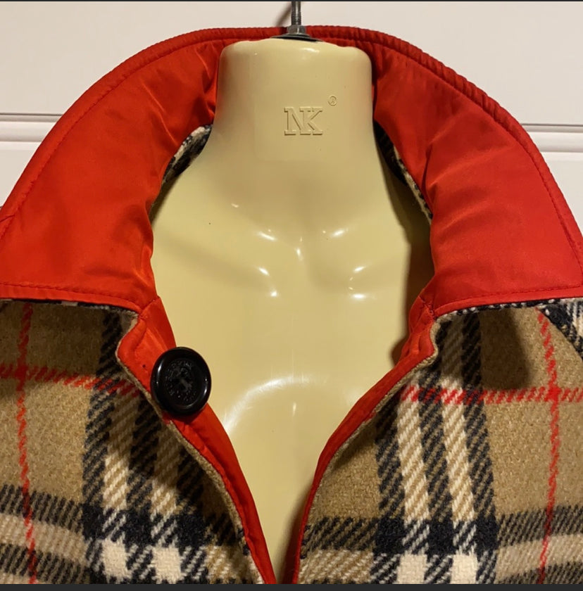 Burberry’s Vintage Reversible Wool Coat