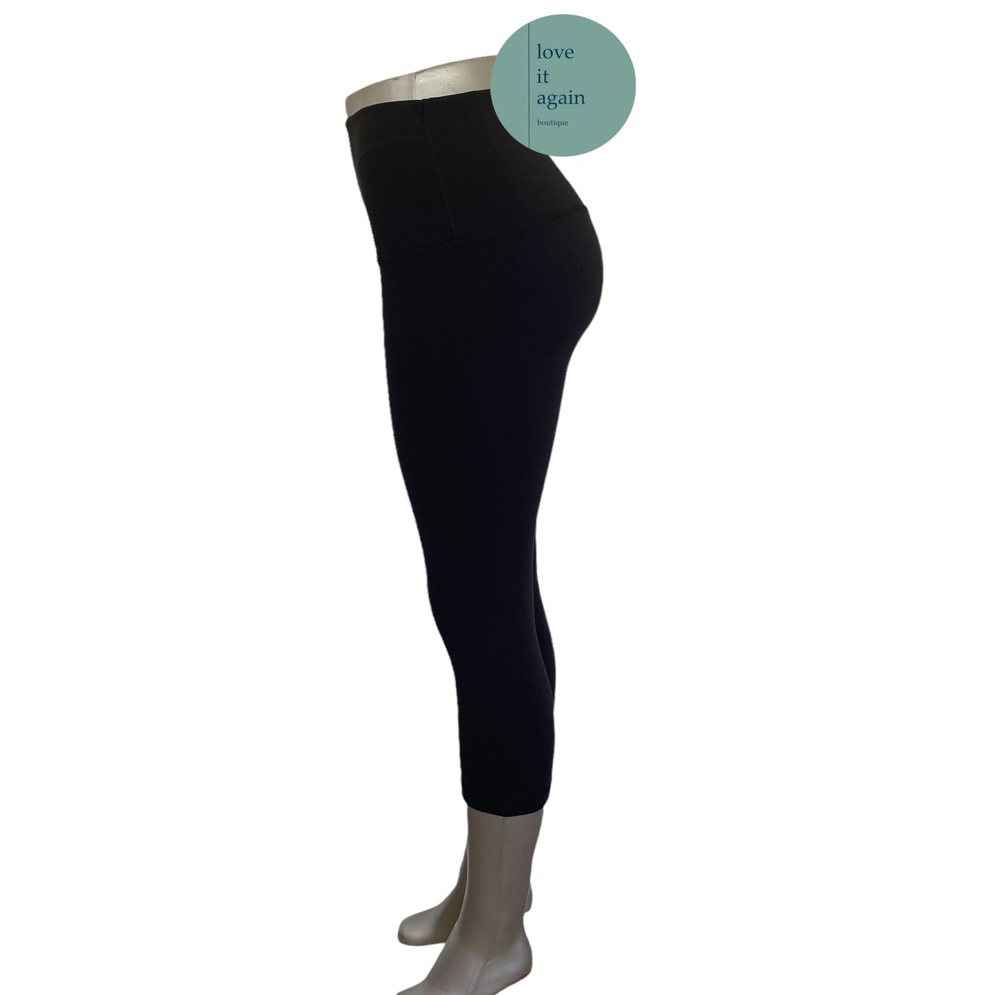 Rare Lululemon Wunder Under Super High Rise Crop II Full On Luon Roll Down Size 10