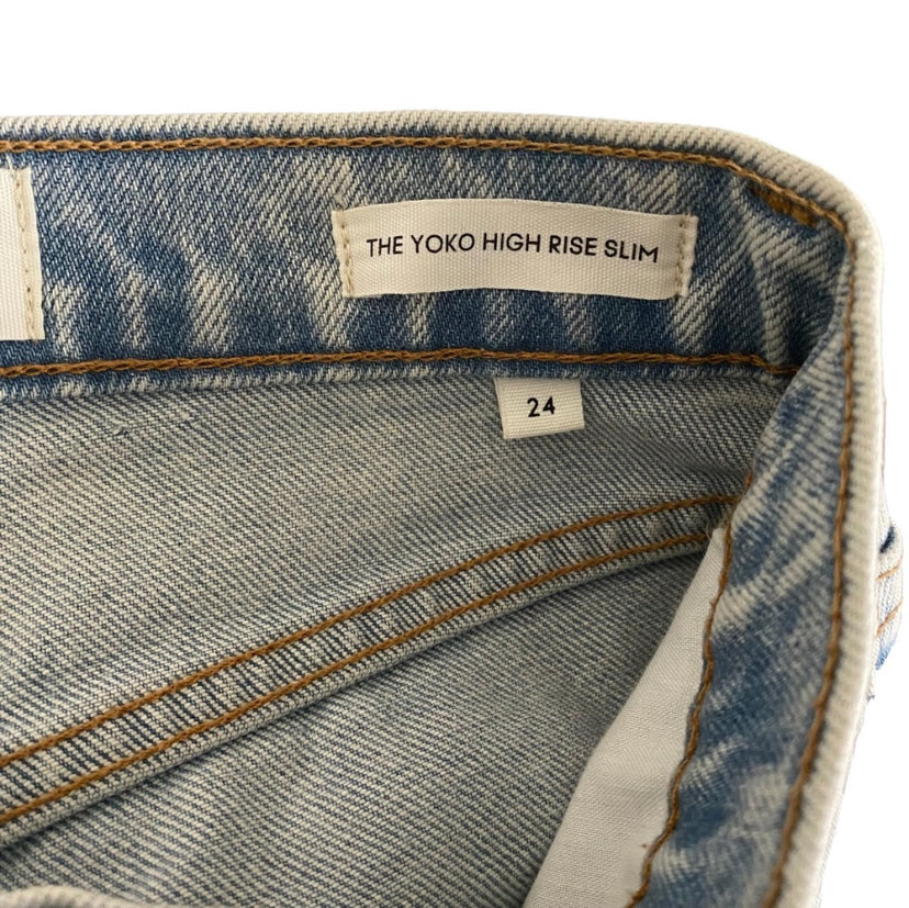 Aritzia Denim Forum Yoko High Rise Slim Straight Size 24
