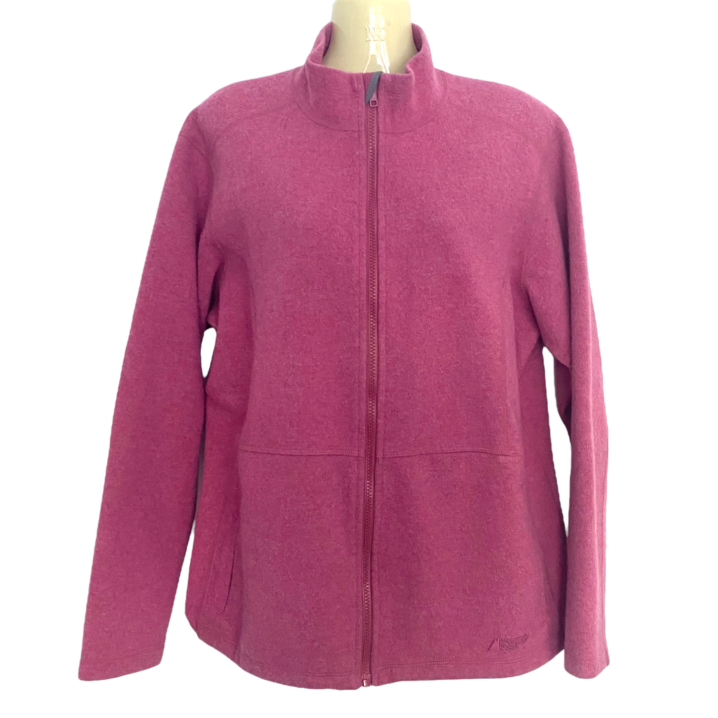 MEC Wool Blend Zippered Cardigan Sweater Jacket Size Large