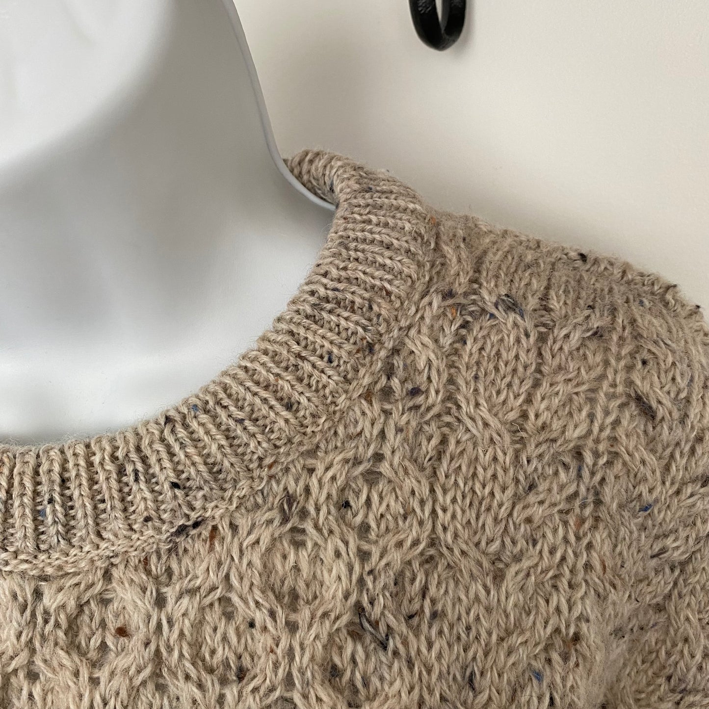 Gorgeous Cable Knit Wool Oversized Fisherman Sweater